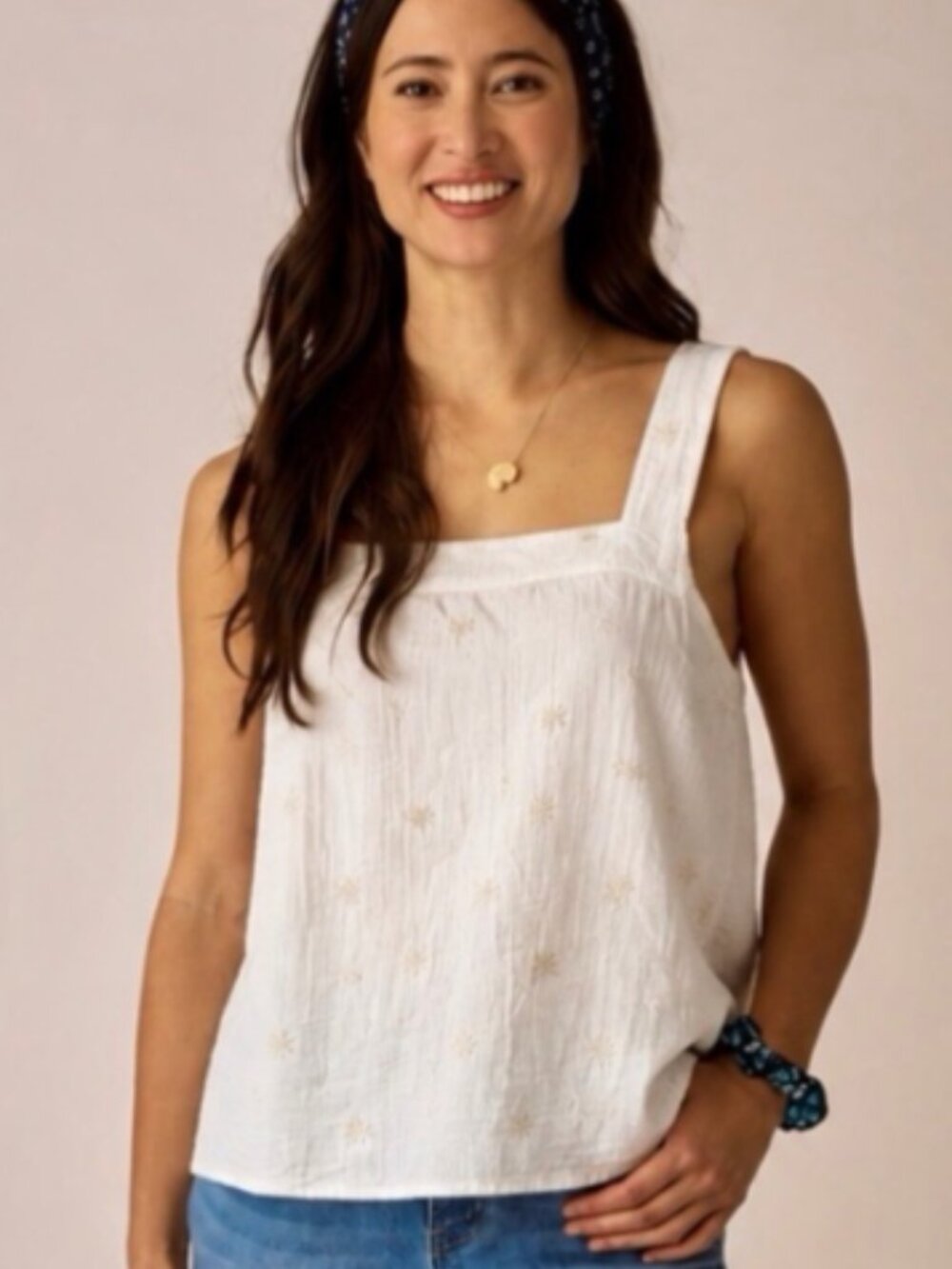 LIKE NEW! Carve Design Organic Cotton Liv Tank Top w/Adjustable Straps